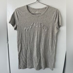 GAP Women's Heather Gray Short Sleeve Tee